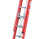 Escada Extensiva com 23 Degraus Tipo D e Fibra Vazada 4,20 x