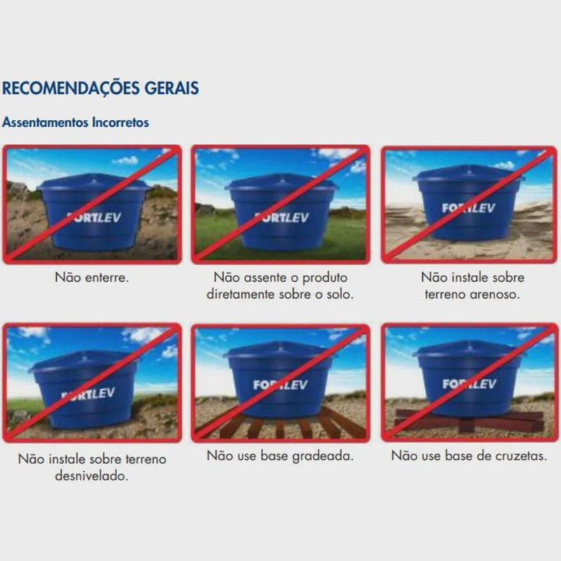 Caixa D'AGUA 500L fortlev