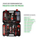 Maleta de Ferramentas Completa com 110 peças Original Kokay