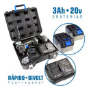 Chave De Impacto Brushless High Torque 1/2 Pol 800nm 81,5kg Cor Cinza Frequência 60hz 20v