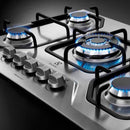 Cooktop 5 Bocas a Gás com Tripla Chama e Acendimento Superautomático Inox Bivolt