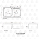 Cuba Para Cozinha Gourmet Pia Dupla Aço Inox Acessórios Tábua De Corte Ticunas Torneira Monocomando Gourmet Pingoo